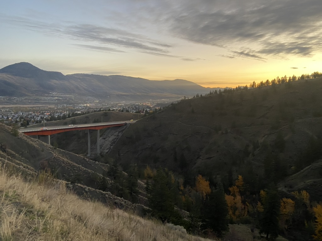 A beautiful sunset over Peterson Creek